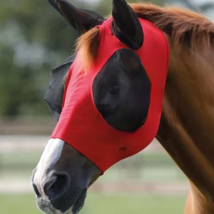 Comfort Tech Lycra Fly Mask Red