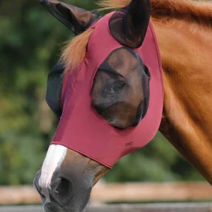 Comfort Tech Lycra Fly Mask Wine
