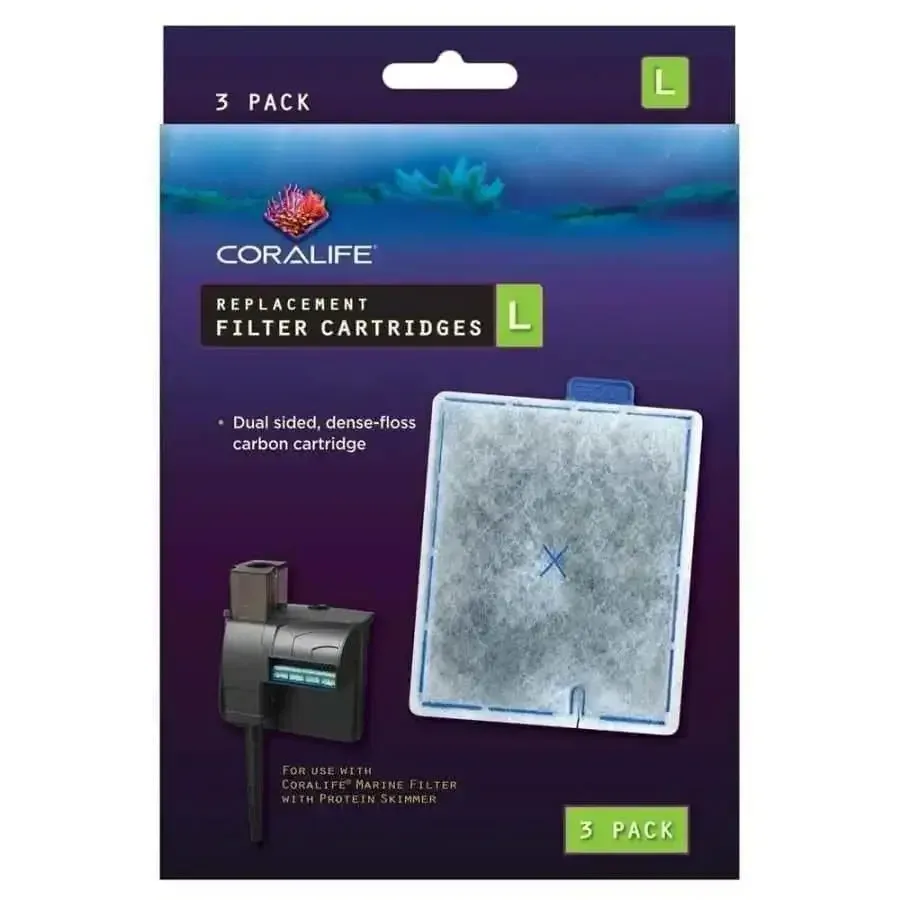 Coralife Cartridge 1ea/Large - 3 pk