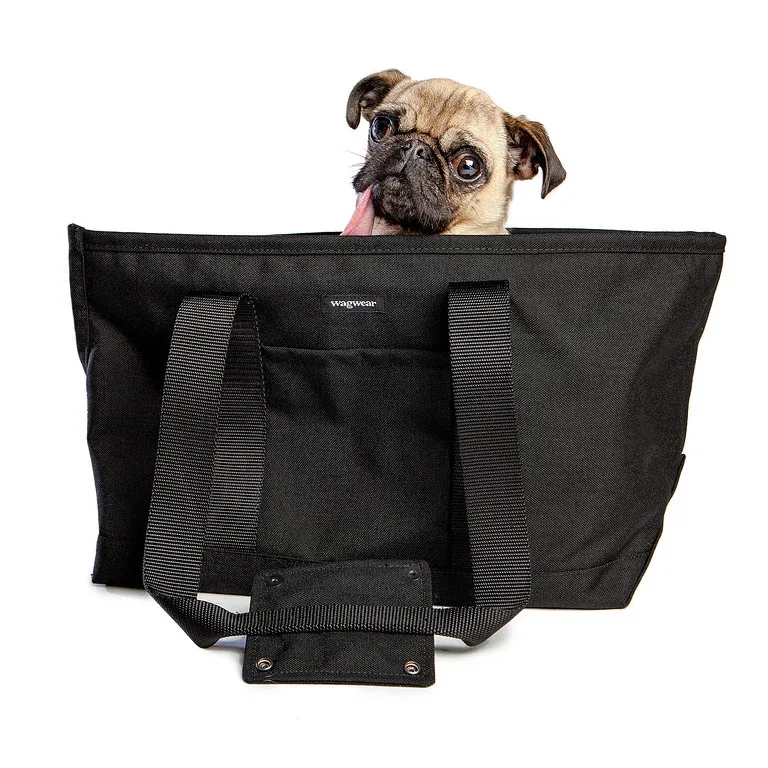 Cordura Zipper Tote in Black (Made in the USA) (Direct Ship)