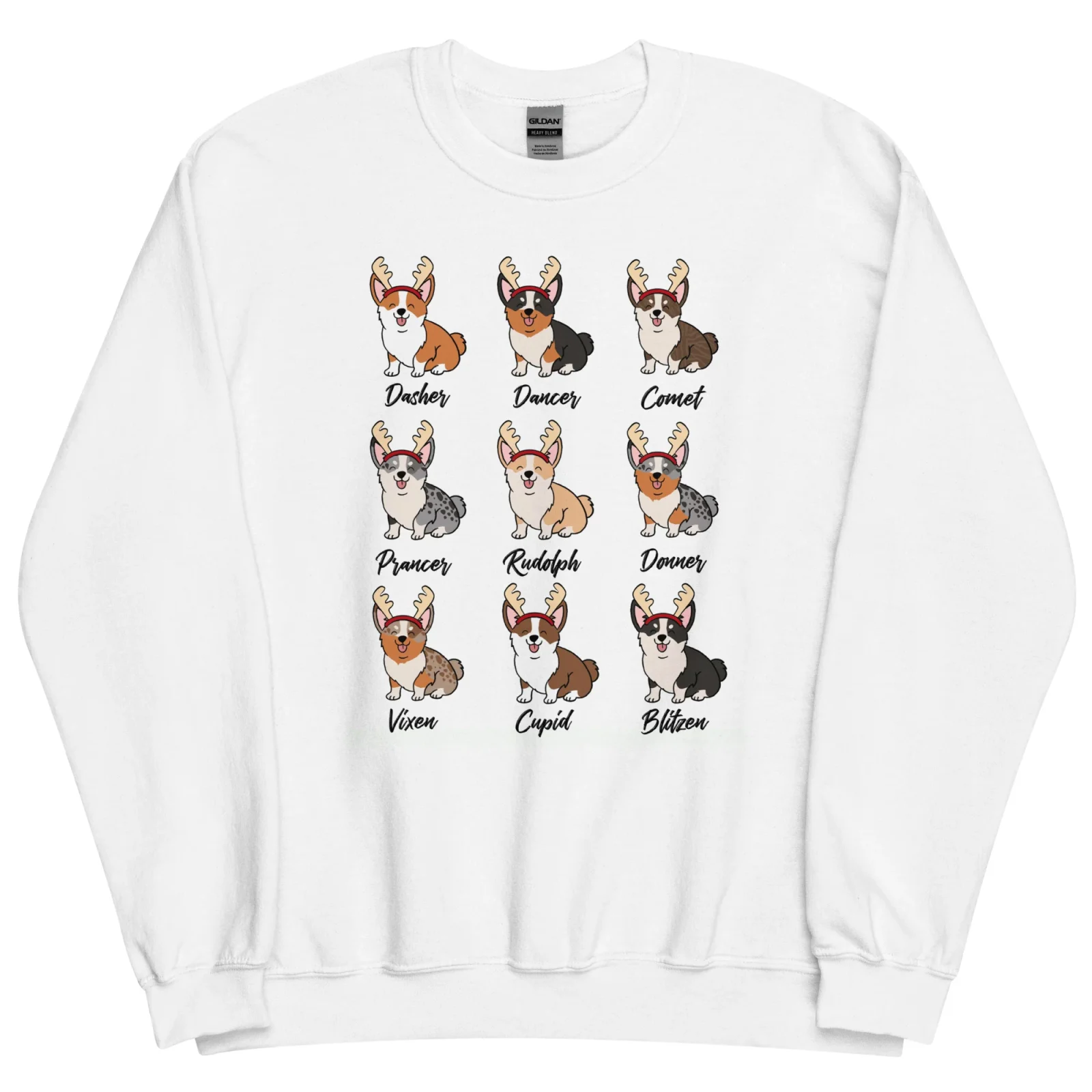 Corgi Reindeer Sweatshirt - Image 2