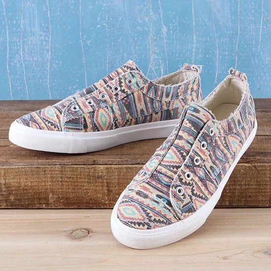 Corkys Footwear Pink Aztec Babalu Shoes