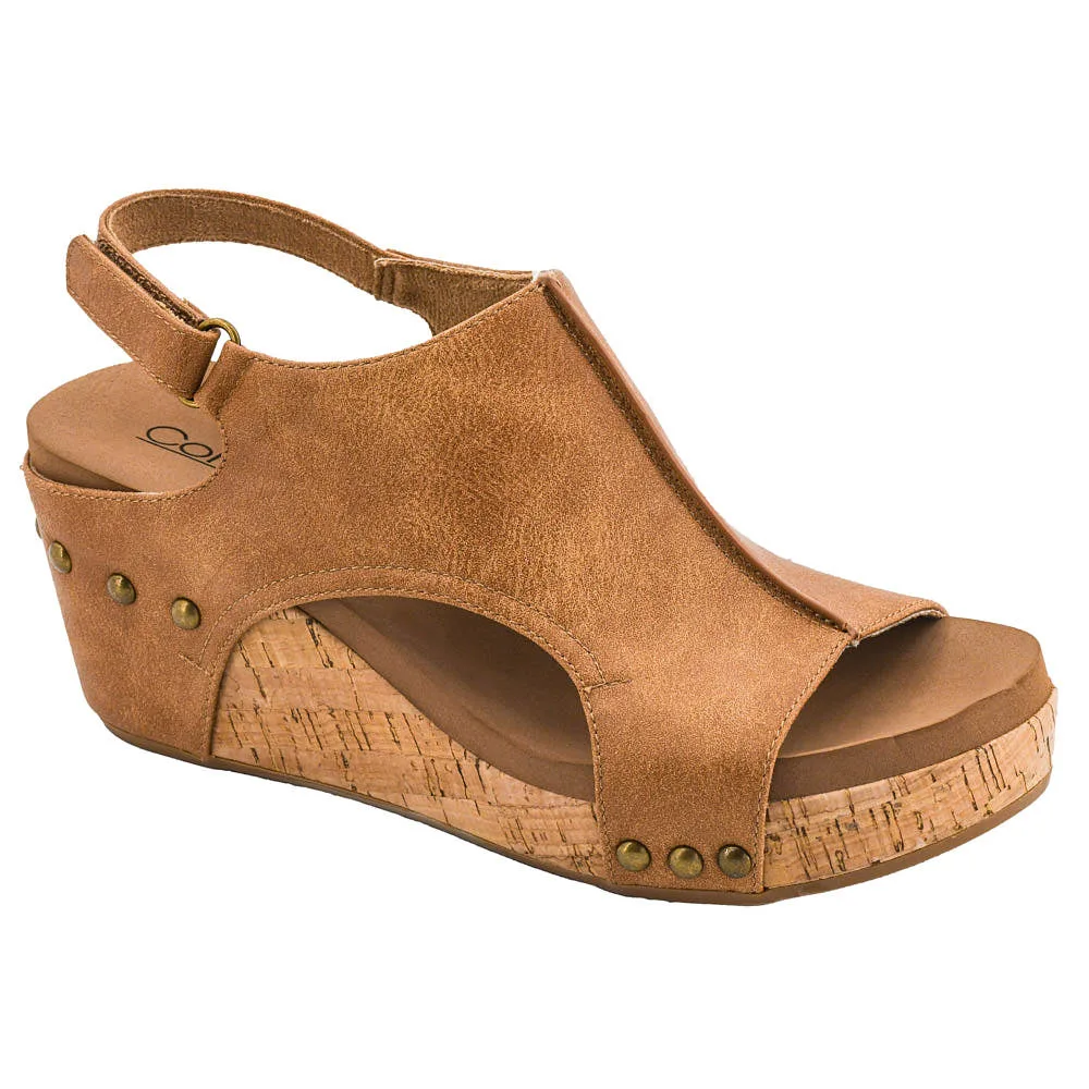 Corkys Footwear Women's Carley Sahara Wedge Sandal