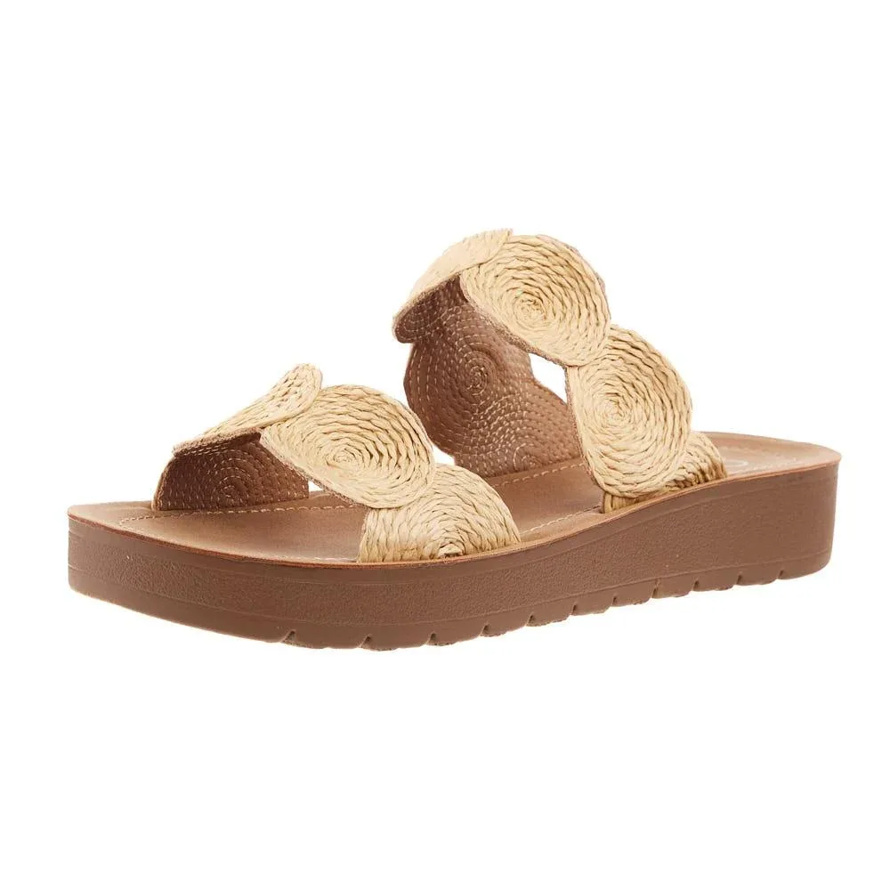Corkys Footwear Womens Cheers Beaches Raffia Sandals