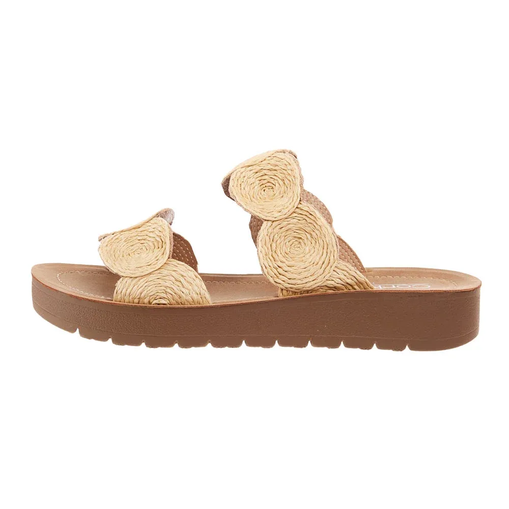 Corkys Footwear Womens Cheers Beaches Raffia Sandals - Image 2