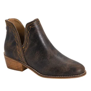 Corkys Footwear Women's Espresso Crinkle Bootie