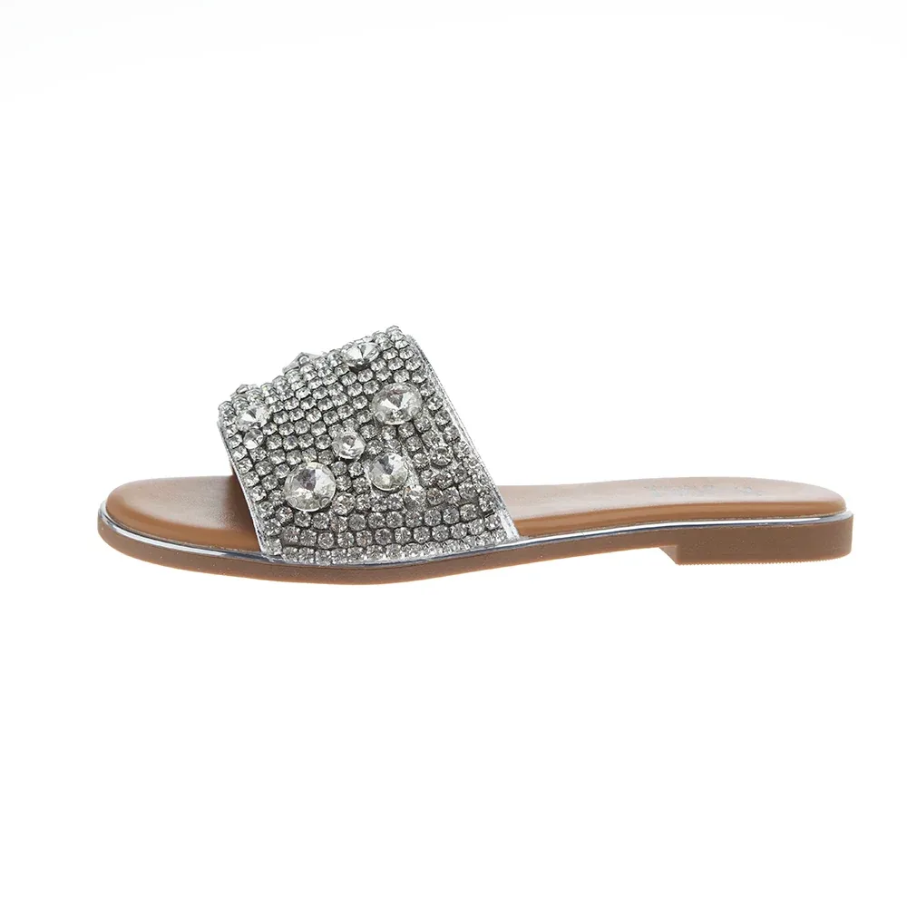 Corkys Footwear Women's Gimme Kiss Silver Sandal - Image 2