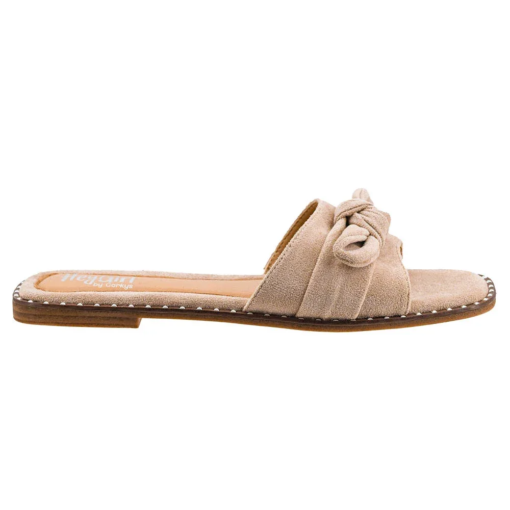 Corkys Footwear Women's Sand Faux Suede Clam Bake Sandal - Image 2