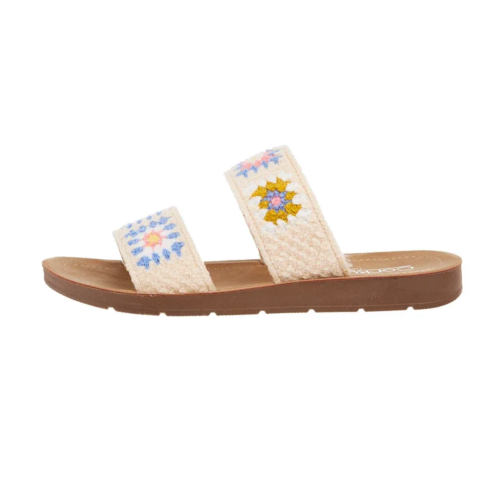 Corkys Footwear Women's Toodles Doble Strap Crocheted Sandal - Image 2