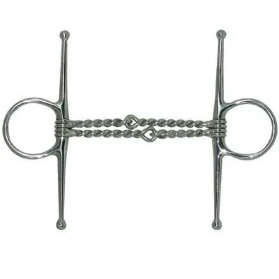 Coronet Double Twisted Wire Full Cheek Snaffle Bit