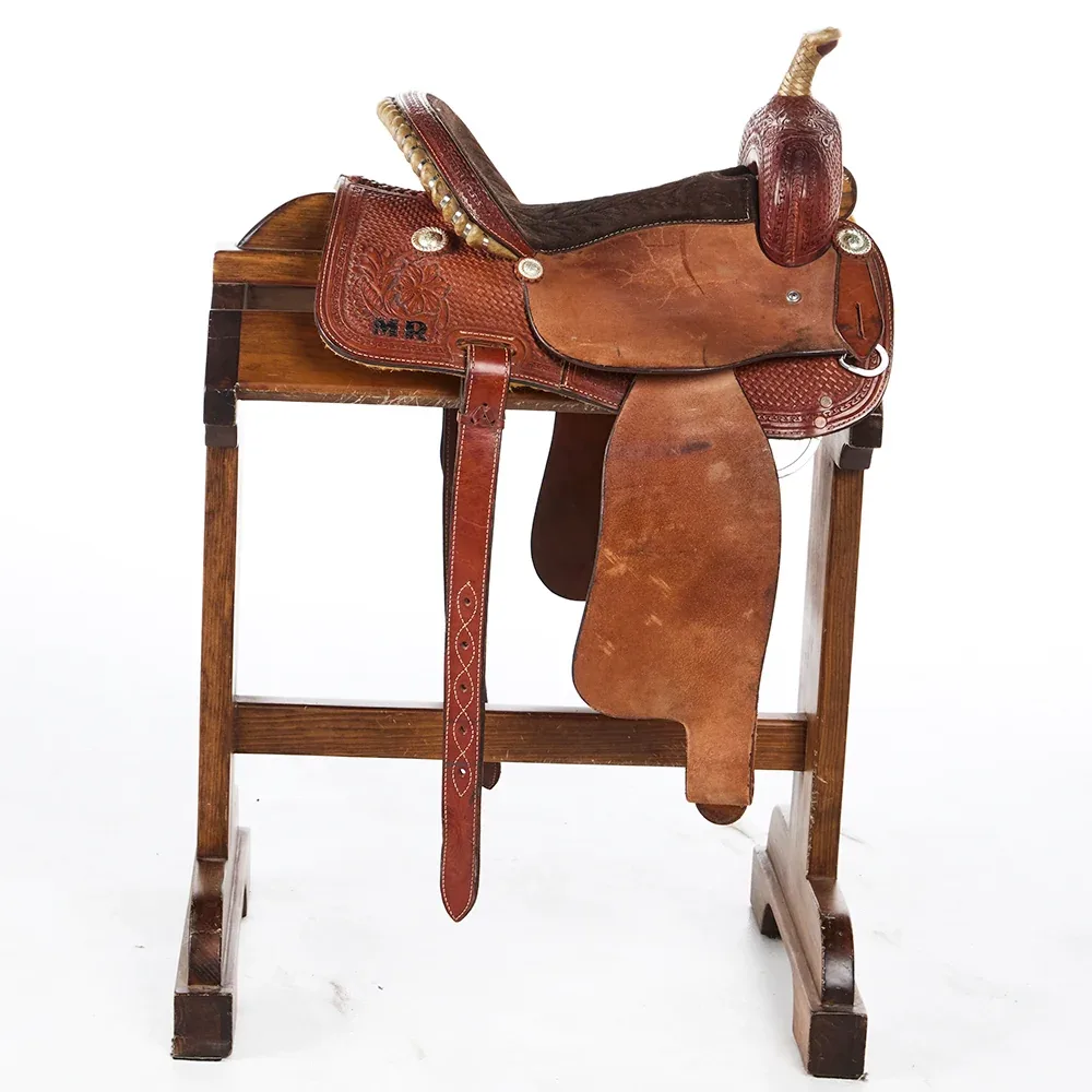 Corriente Used 13.5in 1/2 Breed MR Barrel Saddle - Image 2