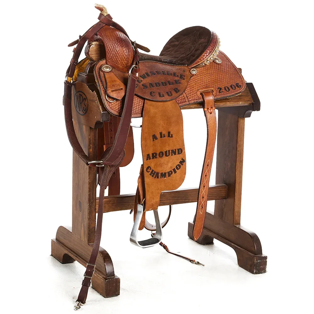 Corriente Used 14.5in LSC Trophy Barrel Saddle