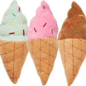 Cosmo Furbabies Ice Cream Cone Plush Toy Assorted Colots