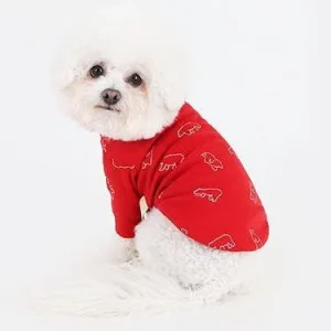 COTE A COTE | Polar Bear T-Shirt in Red
