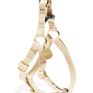 Cotton Webbing Dog Harness in Natural Hemp <>