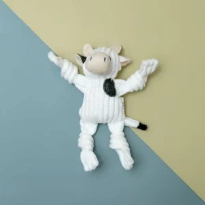 Cow Knottie Tiny Dog Plush Toy