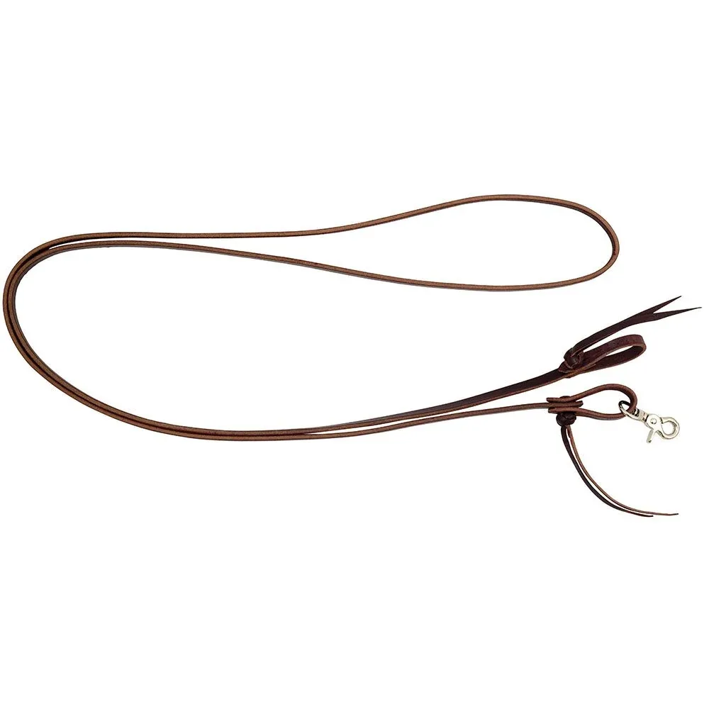 Cowboy Tack 1/2” x 8’ Cowboy Knot Latigo Roping Reins