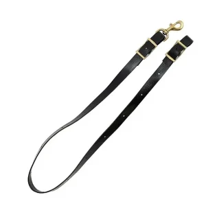 Cowboy Tack 1in Black Biothane Tie Down Strap