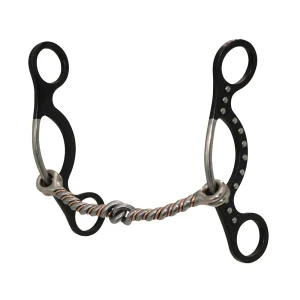 Cowboy Tack Classical Dot Twisted Wire Short Gag Bit
