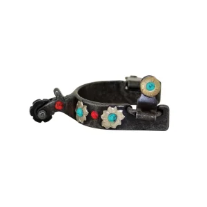Cowboy Tack Southwest Stone Youth Spurs