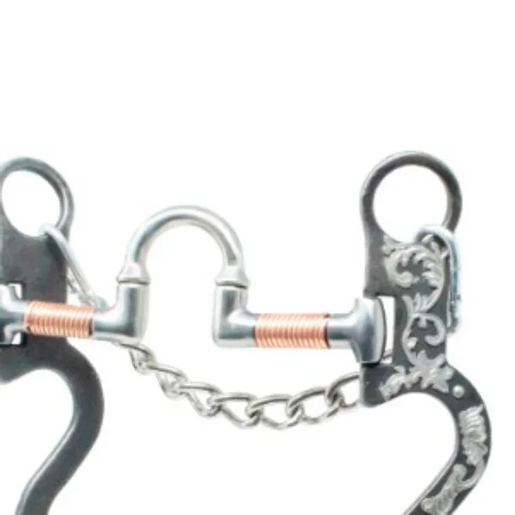 Cowboy Tack Walt Woodard Legend Collection Copper Ported Correctional Long Shank Bit - Image 2