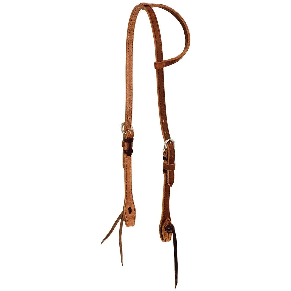 Cowboy Tack Wildfire Saddlery 5/8” Twisted & Tied Slip Ear Headstall