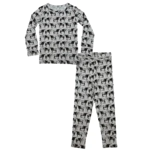 Cowkid Clothing Company Boy's High Plains Long Sleeve PJ Set