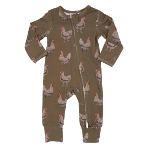 Cowkid Clothing Company Chicken Folding Feet Jammies