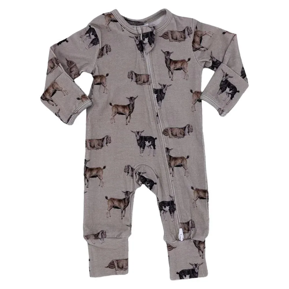 Cowkid Clothing Company Goat Folding Feet Jammies