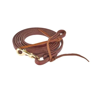 Cowperson Tack 5/8 Inch Roping Rein with Snap