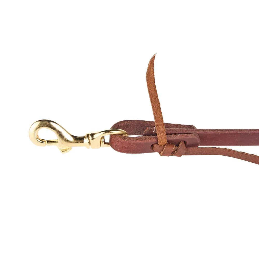 Cowperson Tack 5/8 Inch Roping Rein with Snap - Image 2