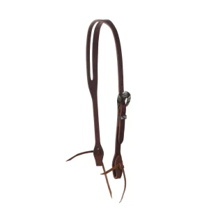 Cowperson Tack 5/8in Slot Ear Headstall with Cash Money Buckle