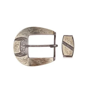 Cowperson Tack Blue Iron Bar 1.5in Buckle and Keeper
