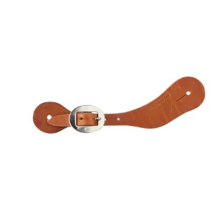 Cowperson Tack Ladies Natural Slick Leather Dove Wing Spur Straps