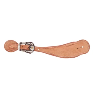 Cowperson Tack Men's Roughout Spur Straps with CB16 Buckle