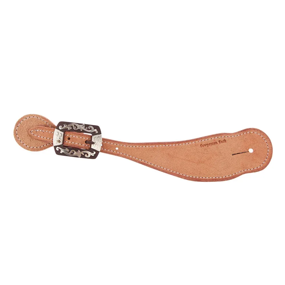 Cowperson Tack Men's Roughout Spurstraps with CB22 Buckle