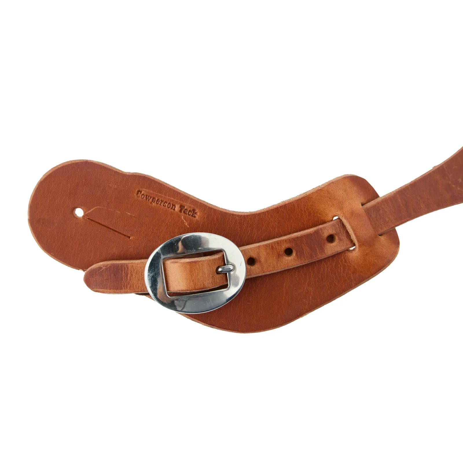 Cowperson Tack Men's Slick Leather Buckaroo Spur Straps - Image 2