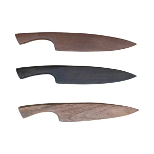 Creative Co-Op Assorted Acacia Wood Cheese Knife