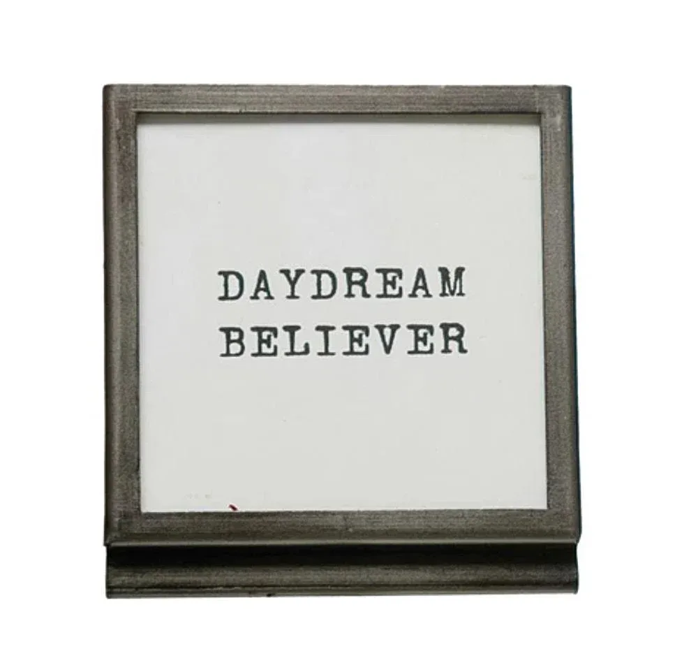 Creative Co-Op Daydreamer Believer Frame with Easel