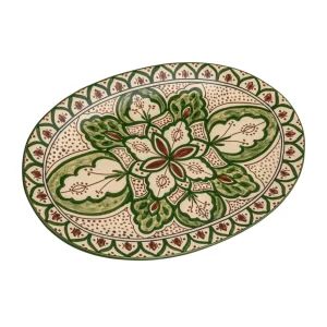 Creative Co-Op Garden Tapestry Stoneware Platter