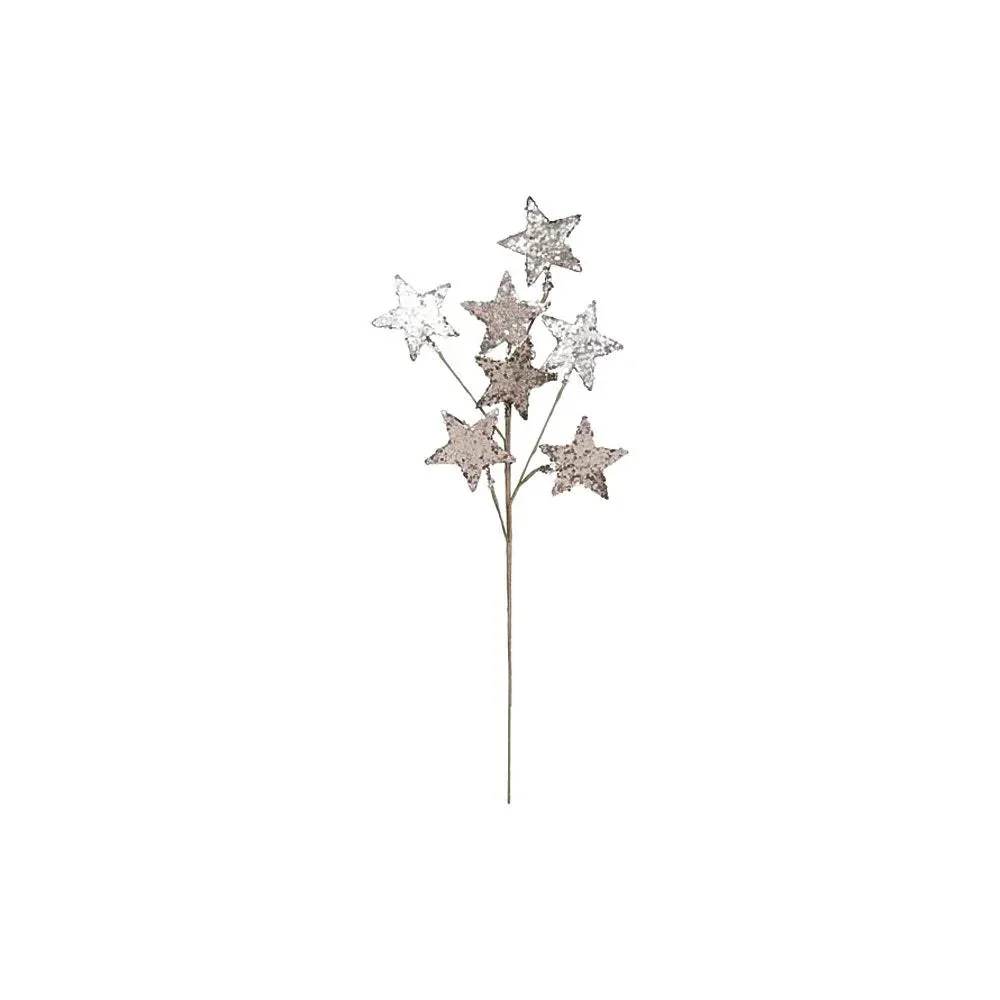 Creative Co-Op Gold Glitter Star Paper Spray