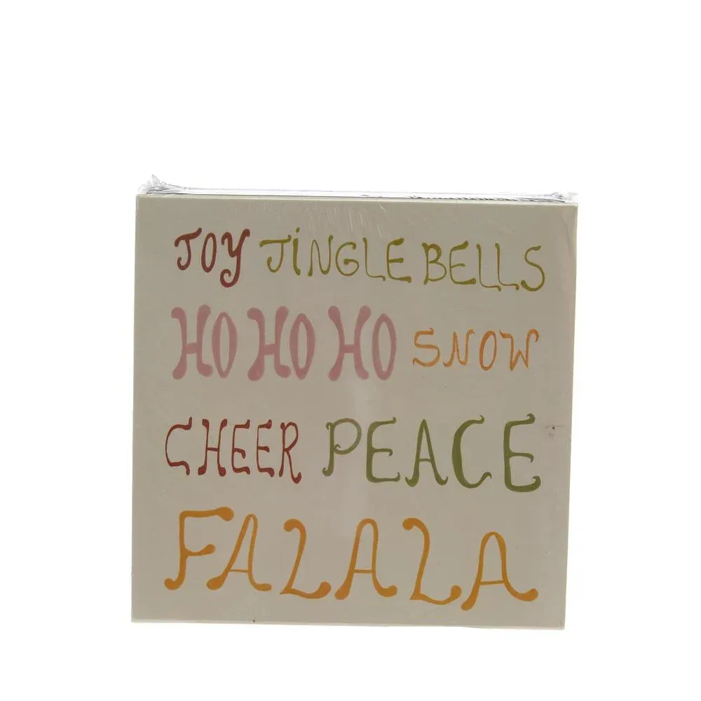 Creative Co-Op Joy Jingle Bells Safety Fireplace Matches