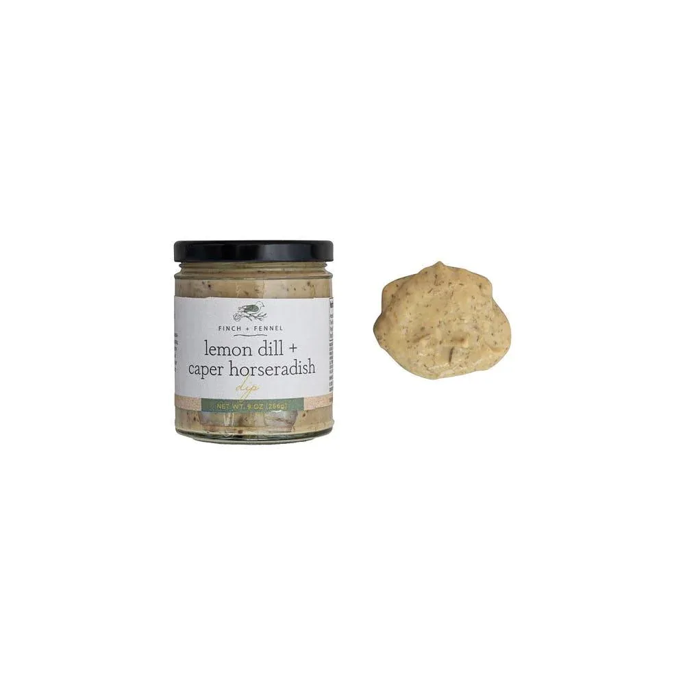 Creative Co-Op Lemon Dill and Caper Horseradish Dip