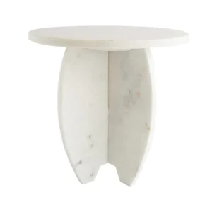 Creative Co-Op Marble Pedestal With Interlocking Base