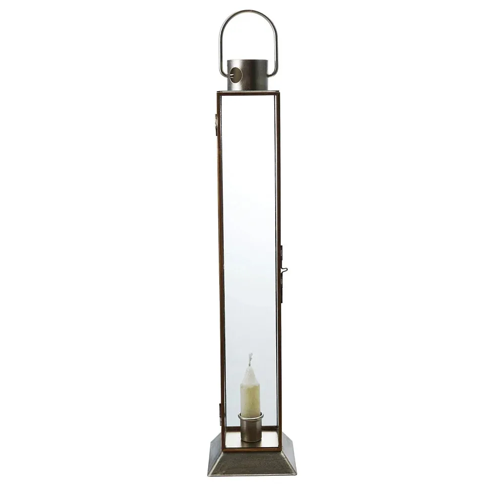 Creative Co-Op Metal Glass Lantern Taper Holder - Image 2