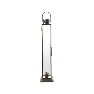 Creative Co-Op Metal Glass Lantern Taper Holder