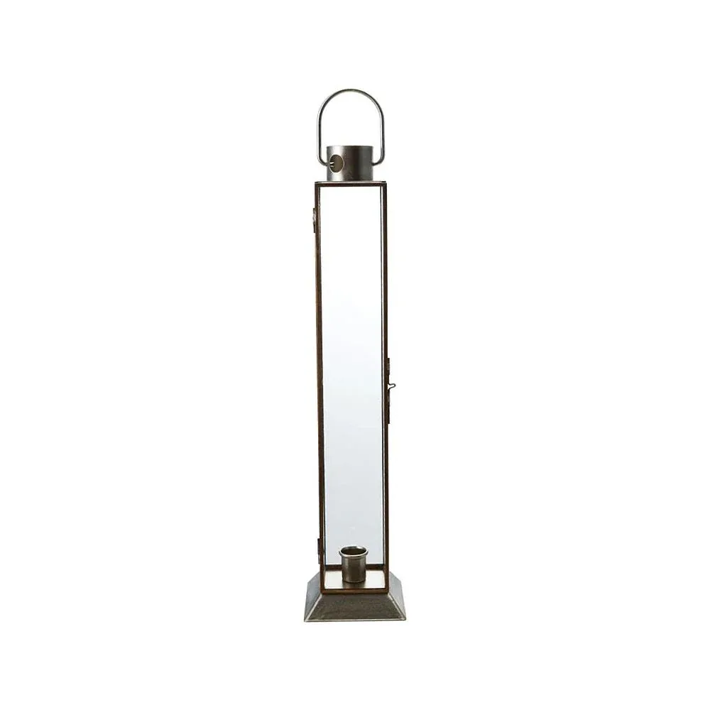 Creative Co-Op Metal Glass Lantern Taper Holder