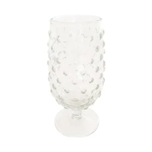 Creative Co-Op Recycled Glass Hobnob Drinking Glass