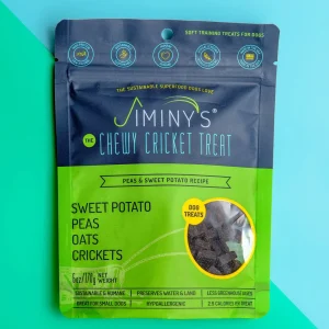 Cricket Dog Treats in Sweet Potato and Peas