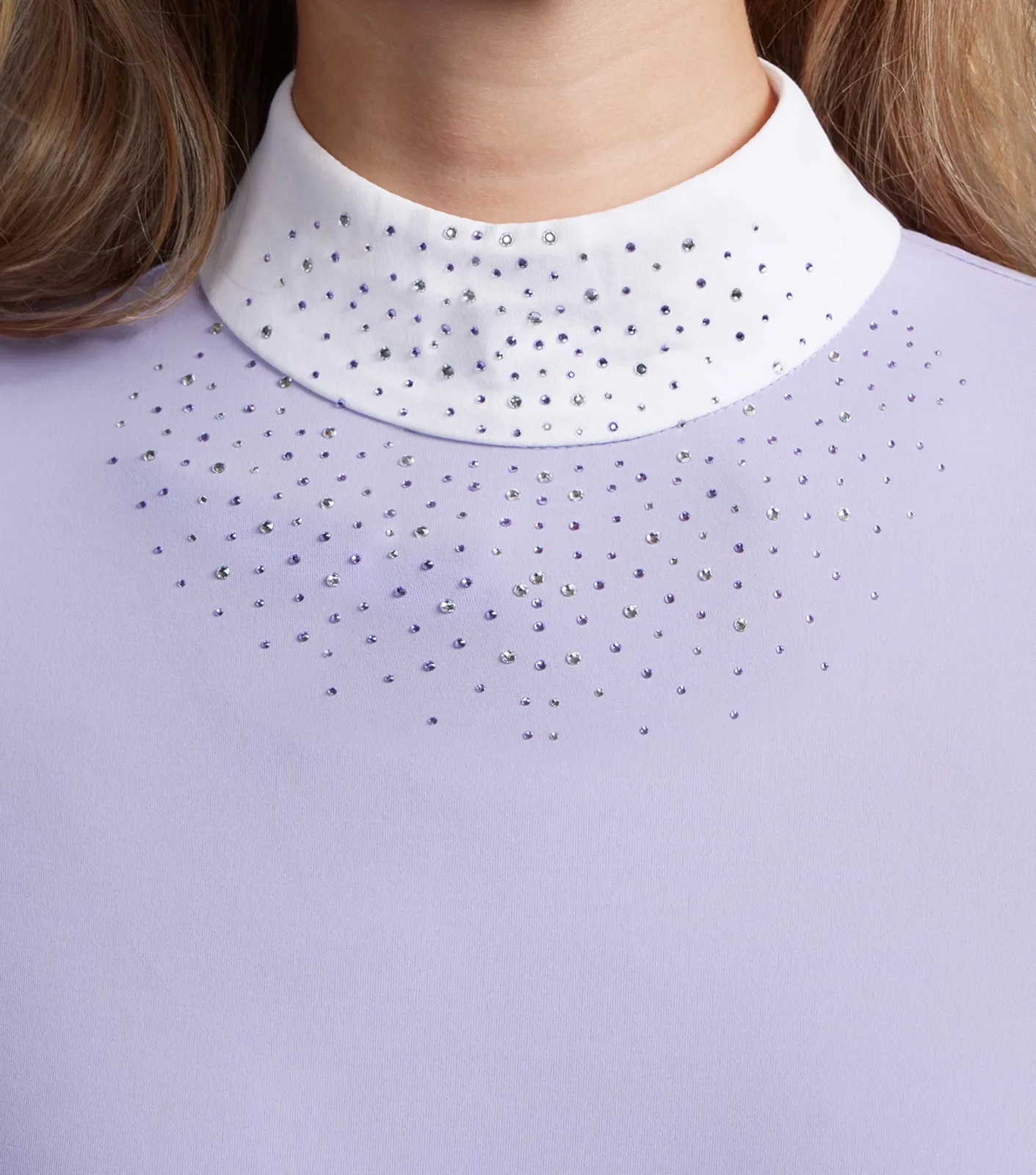 Cristalli Womens Short Sleeve Competition Shirt Heirloom Lilac - Image 2